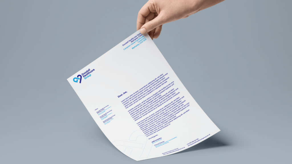 Corporate Letterhead design idea.